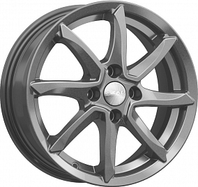 Диск литой 15x6.0 4x100 ET50 d60.1 SKAD Осака (Графит Графитовый)